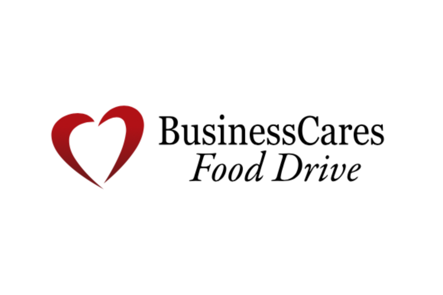 Logo for the Business Cares Food Drive